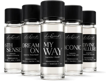 Hotel-Inspired Fragrance Oil Set for Diffusers, 5 Premium Scent Oils
