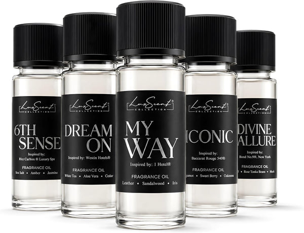 Hotel-Inspired Fragrance Oil Set for Diffusers, 3-Pack 50ML Each Premium Scent Oils